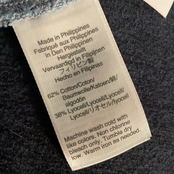 Madewell Denim Daylily Short Dress J7869 Short Puff Sleeves Button-Down Size 6 - Picture 3 of 3